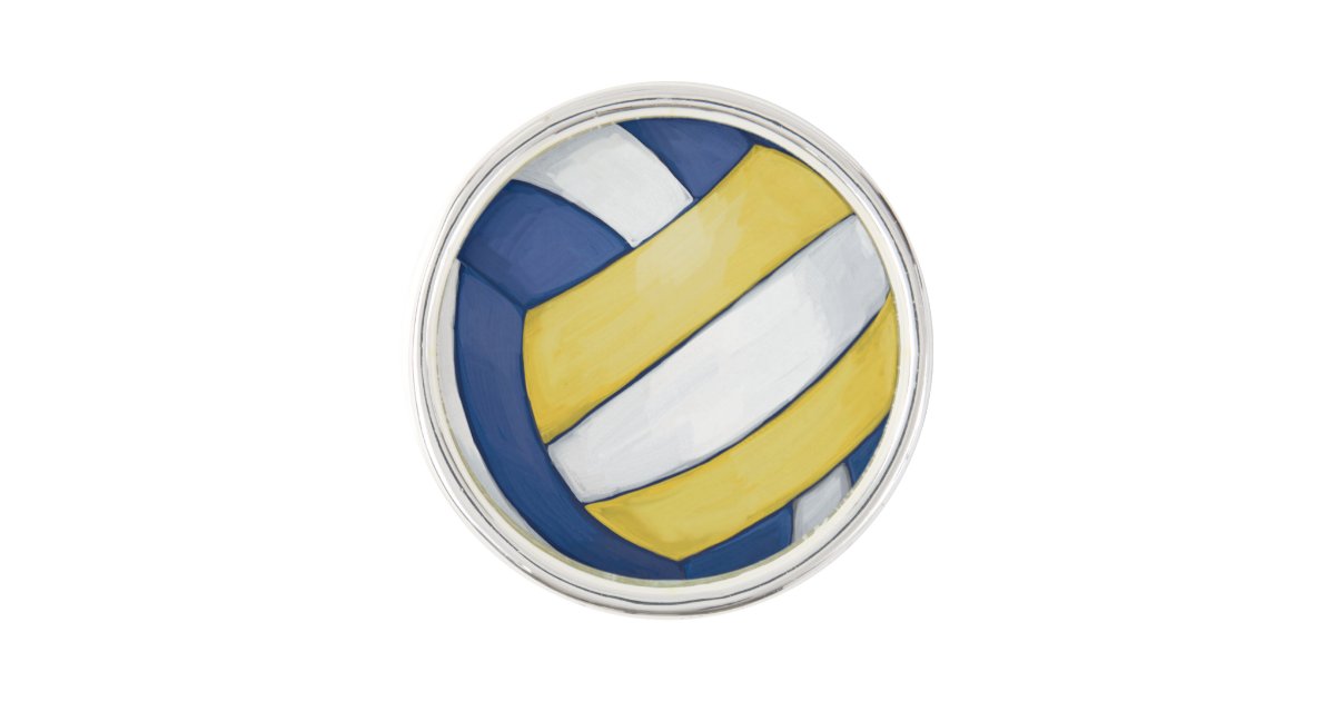 Volleyball Lapel Pin Zazzle