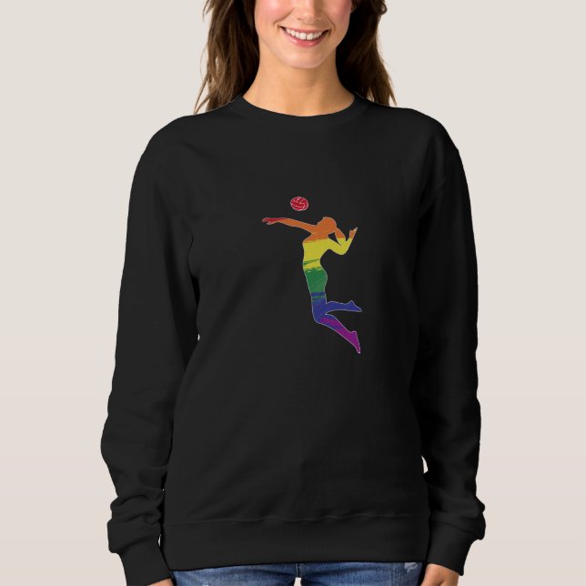 Volleyball LGBT Sweatshirt (Front)