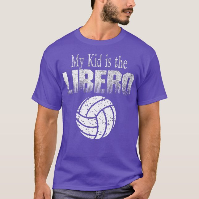 Volleyball Libero Mom Gift T-Shirt (Front)