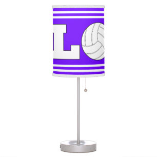 Volleyball LOVE Custom Color Tabletop Lamp