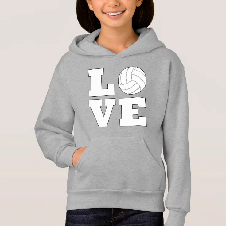 Love Volleyball for Volleyball Fans Women Hoodie 