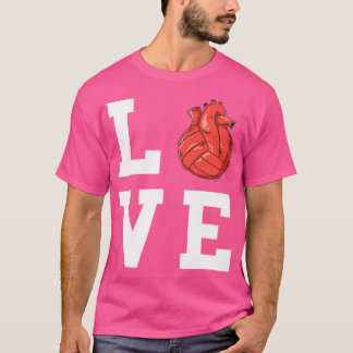 Volleyball Love Heart Volleyball Player Beach Voll T-Shirt