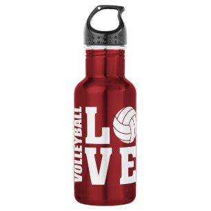 Volleyball Love Water Bottle