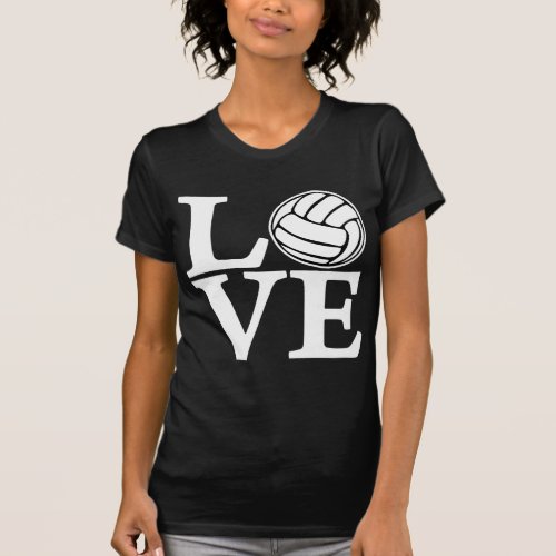 Volleyball LOVE white T_Shirt