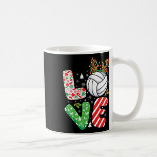 Volleyball Lovers Boys Girls Kids Xmas Christmas V Coffee Mug