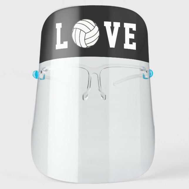 Volleyball Lovers Face Shield (Front)