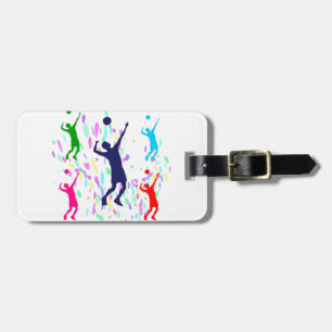 VOLLEYBALL LUGGAGE TAG