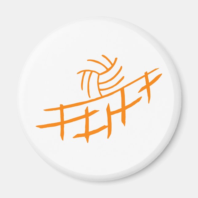 Volleyball Magnet (Front)