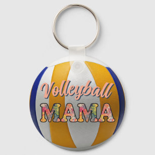 Volleyball Mama Keychain
