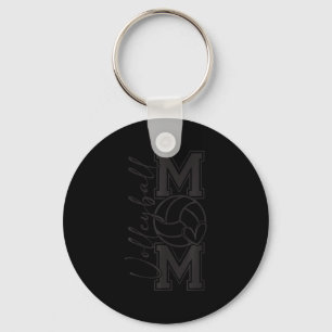 Volleyball Mama Mom Coquette Volleyball Bow Game D Keychain