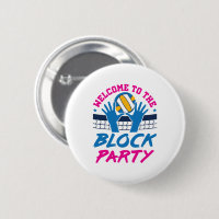 Volleyball Middle Blocker Welcome to the Block Party | Poster