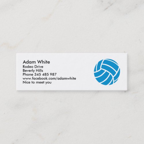 Volleyball Business Card Templates