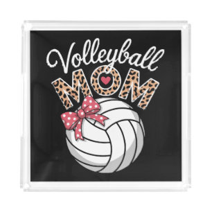 Volleyball Mom Acrylic Tray