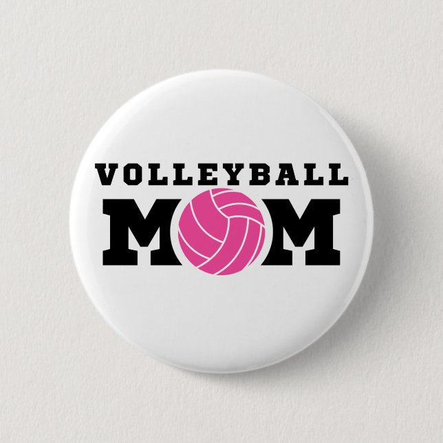 VOLLEYBALL MOM BUTTON (Front)