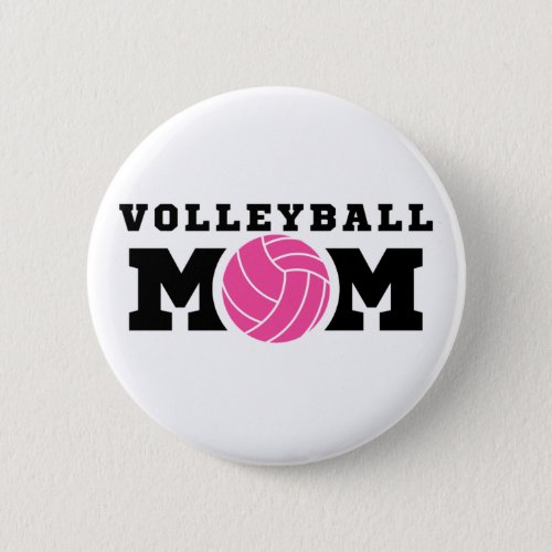 VOLLEYBALL MOM BUTTON