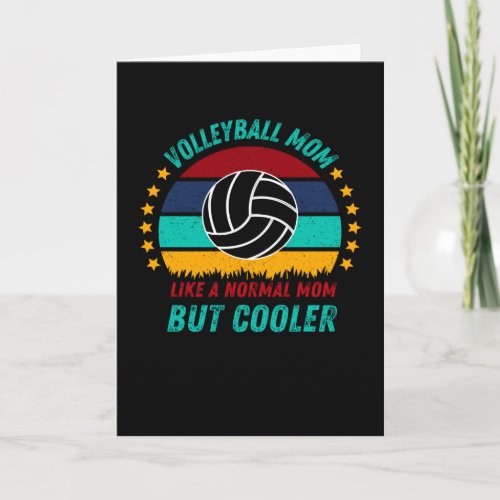Volleyball Mom  _ Cool Mothers Day Gift Card