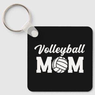 Volleyball Mom Cute Mom Life Keychain