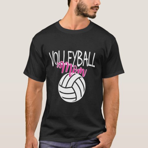 Volleyball Mom For T_Shirt
