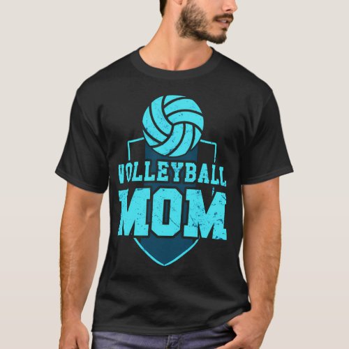 Volleyball Mom For The Court T_Shirt
