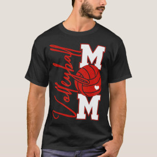 Volleyball Mom Game Day Mama Srts Volleyball Famil T-Shirt