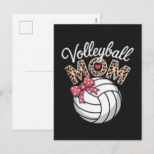 Volleyball Mom Holiday Postcard