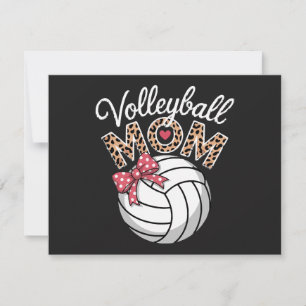 Volleyball Mom Invitation