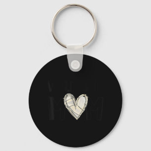 Volleyball Mom Life Game Day Vibes Volleyball Moth Keychain