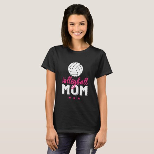 Volleyball Mom Proud Mother of Sports Player Son T_Shirt