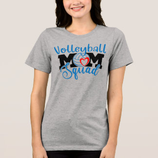 Volleyball Mom Squad Tri-Blend Shirt