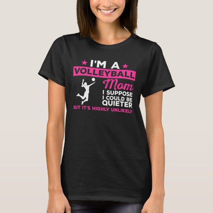 Volleyball Mom T-Shirt | Zazzle.com