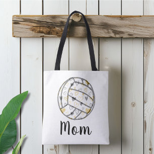 Volleyball Mom Tote Bag