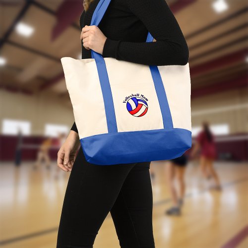 Volleyball Mom Tote Bag