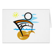 Volleyball Net & Ball (Front Horizontal)