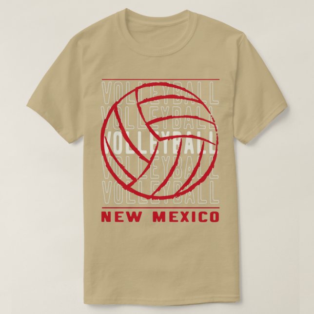 Volleyball New Mexico T-Shirt (Design Front)