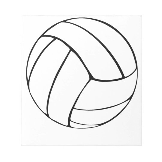 Volleyball Notepad | Zazzle.com