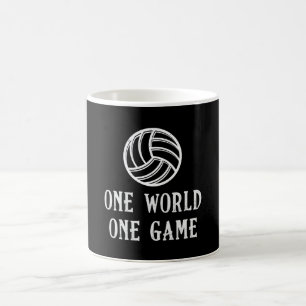 Volleyball One World One Game Volleyball Player Coffee Mug