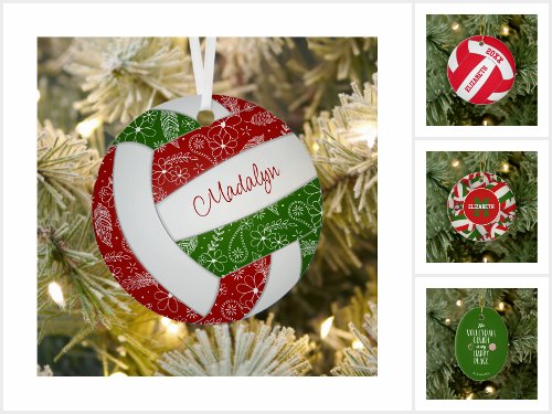 volleyball ornaments collection