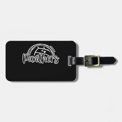 Volleyball Panr School Sports Fan Team Spirit Luggage Tag