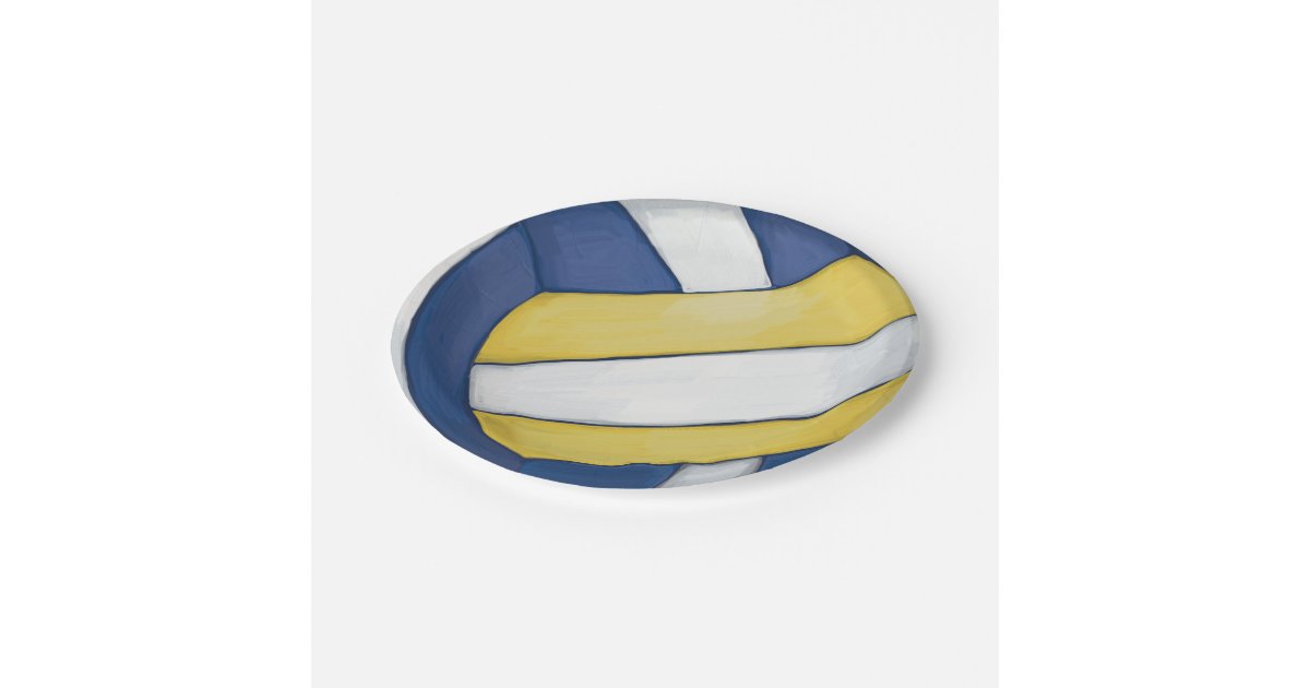 Volleyball Paper Plates Zazzle