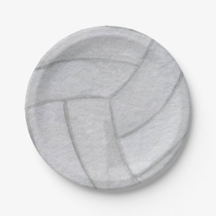 Volleyball Paper Plates