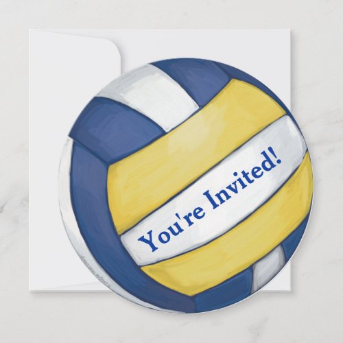 Volleyball Party Invitation