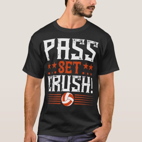 Volleyball Pass Set Crush T_Shirt