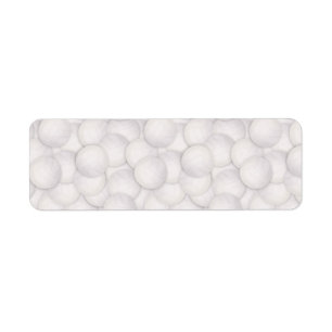 Volleyball Pattern Address Labels