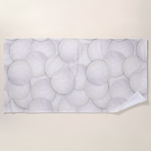 Volleyball Pattern Beach Towel