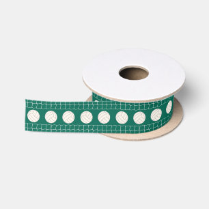Volleyball pattern sports party gift ribbon