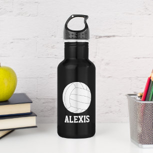 Volleyball Personalized Kids Stainless Steel Water Bottle