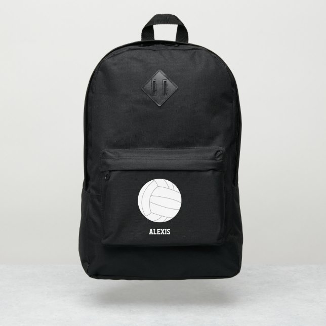 Volleyball Personalized Port Authority® Backpack (Front)