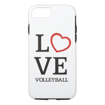 Volleyball Phone Case by PolkaDotTees at Zazzle