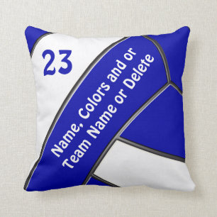 Volleyball Pillow with Your Text and Colors