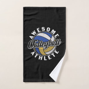 Volleyball Player Awesome Volleyball Hand Towel